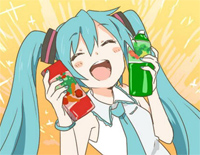 ぽっぴっぽー蔬菜汁-初音未来-EOP教学曲钢琴谱文件(五线谱、双手简谱、数字谱、Midi、PDF)免费下载