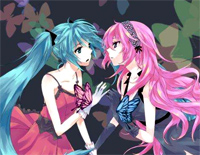 charActer-初音ミク 巡音ルカ-EOP教学曲钢琴谱文件(五线谱、双手简谱、数字谱、Midi、PDF)免费下载