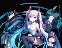 左右 -みぎひだり-初音未来钢琴谱文件（五线谱、双手简谱、数字谱、Midi、PDF）免费下载