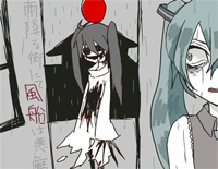 雨降る街にて風船は悪魔と踊る-初音ミク钢琴谱文件(五线谱、双手简谱、数字谱、Midi、PDF)免费下载