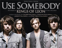 Use Somebody-Kings of Leon钢琴谱文件(五线谱、双手简谱、数字谱、Midi、PDF)免费下载