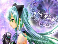 リスキーゲーム-初音ミク钢琴谱文件(五线谱、双手简谱、数字谱、Midi、PDF)免费下载