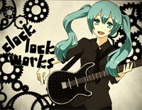 Clock lock works-初音ミク钢琴谱文件(五线谱、双手简谱、数字谱、Midi、PDF)免费下载
