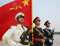 中国人民解放军进行曲-中国人民解放军军歌钢琴谱文件(五线谱、双手简谱、数字谱、Midi、PDF)免费下载