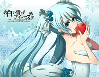 白い雪のプリンセスは-初音未来钢琴谱文件（五线谱、双手简谱、数字谱、Midi、PDF）免费下载
