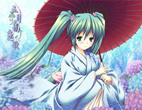 五月雨恋歌-初音未来钢琴谱文件(五线谱、双手简谱、数字谱、Midi、PDF)免费下载
