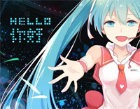 你好-初音未来钢琴谱文件(五线谱、双手简谱、数字谱、Midi、PDF)免费下载