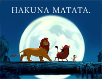 Hakuna Matata-狮子王OST钢琴谱文件（五线谱、双手简谱、数字谱、Midi、PDF）免费下载