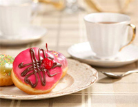 茶杯与甜甜圈共舞的小店钢琴谱文件（五线谱、双手简谱、数字谱、Midi、PDF）免费下载