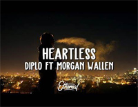 Heartless-Diplo ft Morgan Wallen钢琴谱文件(五线谱、双手简谱、数字谱、Midi、PDF)免费下载