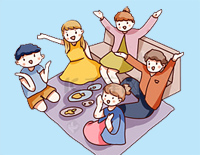 聚会-汤普森现代钢琴第一册钢琴谱文件(五线谱、双手简谱、数字谱、Midi、PDF)免费下载