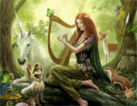 仙女的竖琴-汤普森现代钢琴第一册钢琴谱文件（五线谱、双手简谱、数字谱、Midi、PDF）免费下载