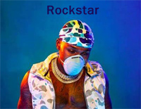 Rockstar-DaBaby ft Roddy Ricch钢琴谱文件(五线谱、双手简谱、数字谱、Midi、PDF)免费下载