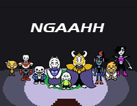 NGAAHH-Undertale-传说之下钢琴谱文件(五线谱、双手简谱、数字谱、Midi、PDF)免费下载