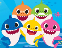 Baby Shark-鲨鱼宝宝-四手联弹版钢琴谱文件(五线谱、双手简谱、数字谱、Midi、PDF)免费下载