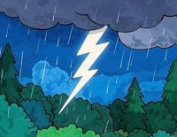 夏天的雷雨-儿歌-人人钢琴网