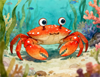 螃蟹歌-民谣-人人钢琴网