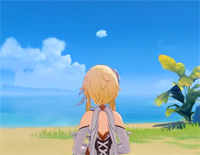 Sunshine Beach 小憩沙滩-原神-人人钢琴网